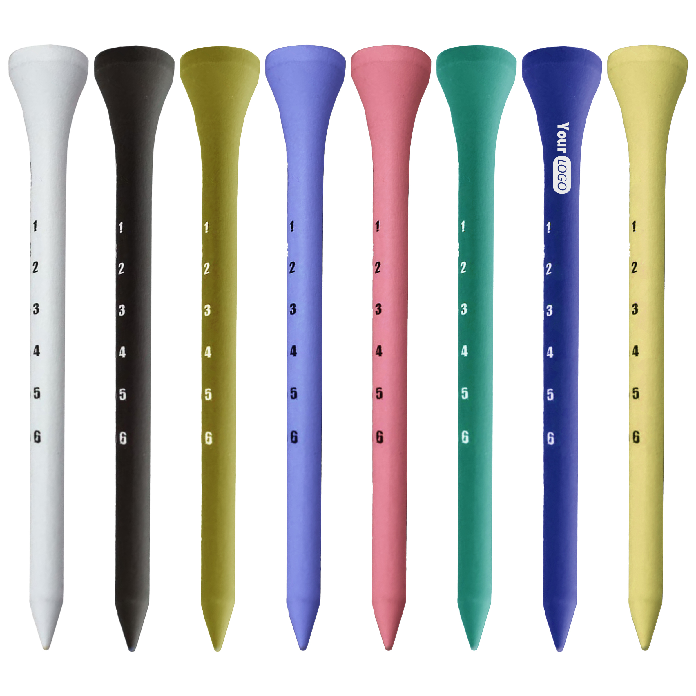 Wood Customizable Golf Tees 5