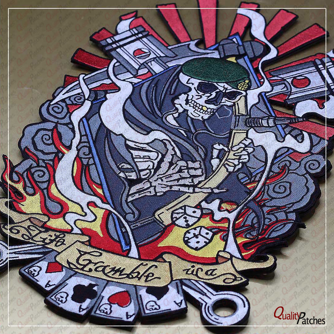 Custom Die Cut Embroidered Patches 67