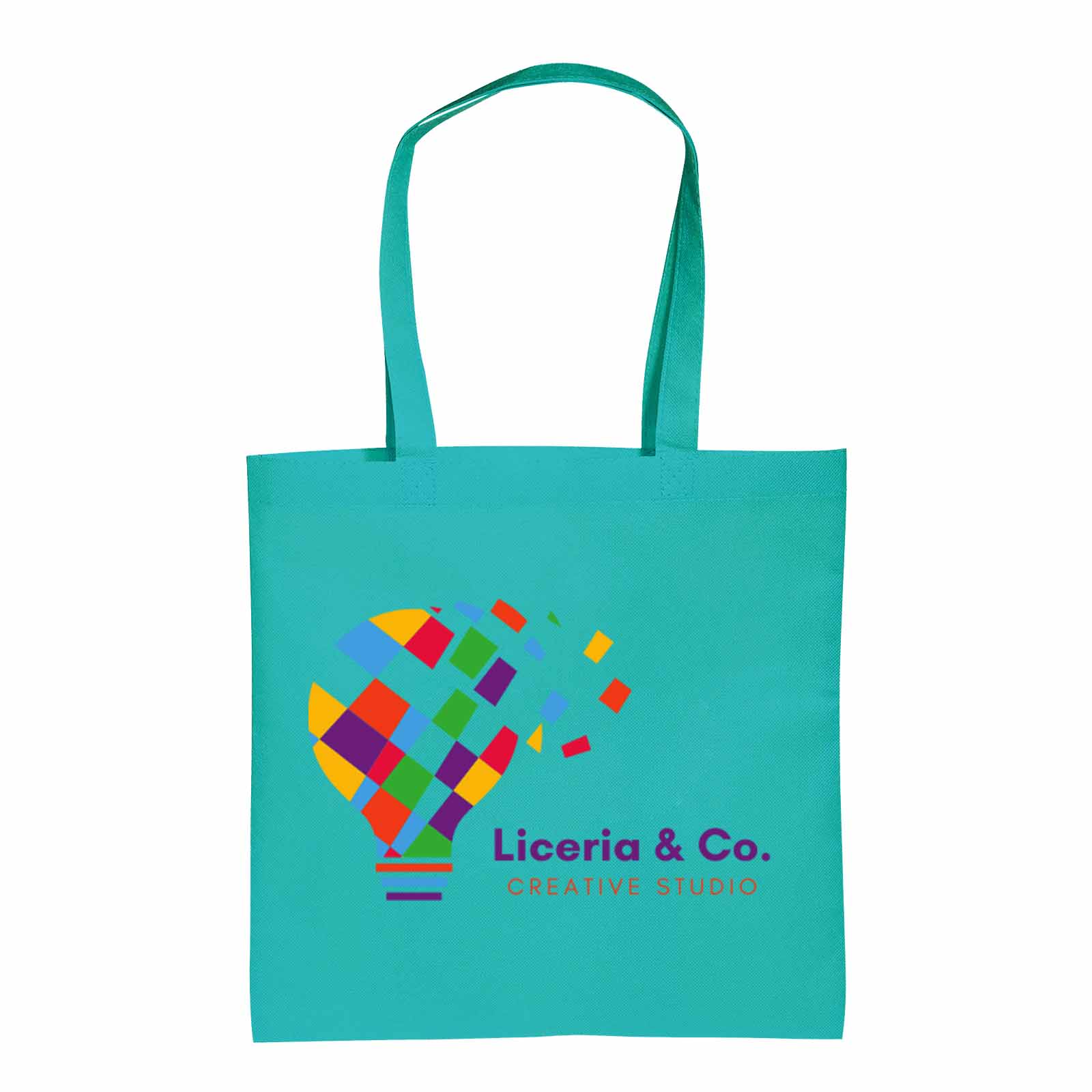 Full Color Non Woven Value Tote 12