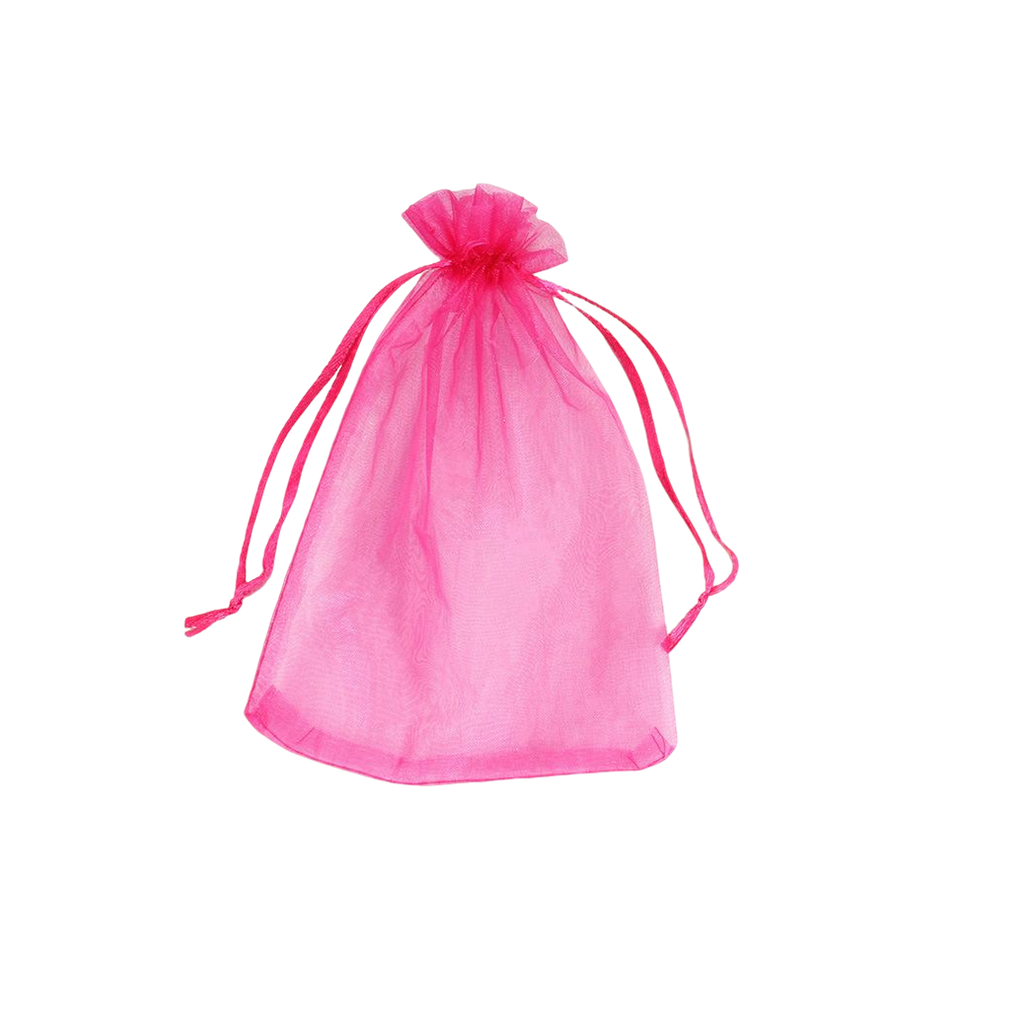 Organza Drawstring Mesh Bag 4" x 6" Sheer Favor Pouch 19