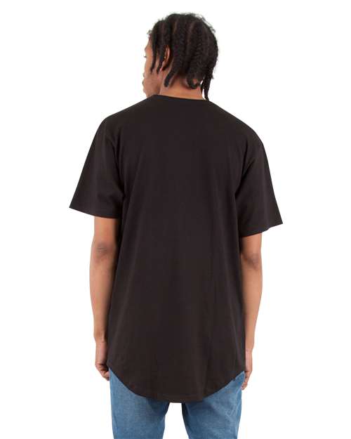 Unisex Curved Hem Long T-Shirt - SHCLT 2