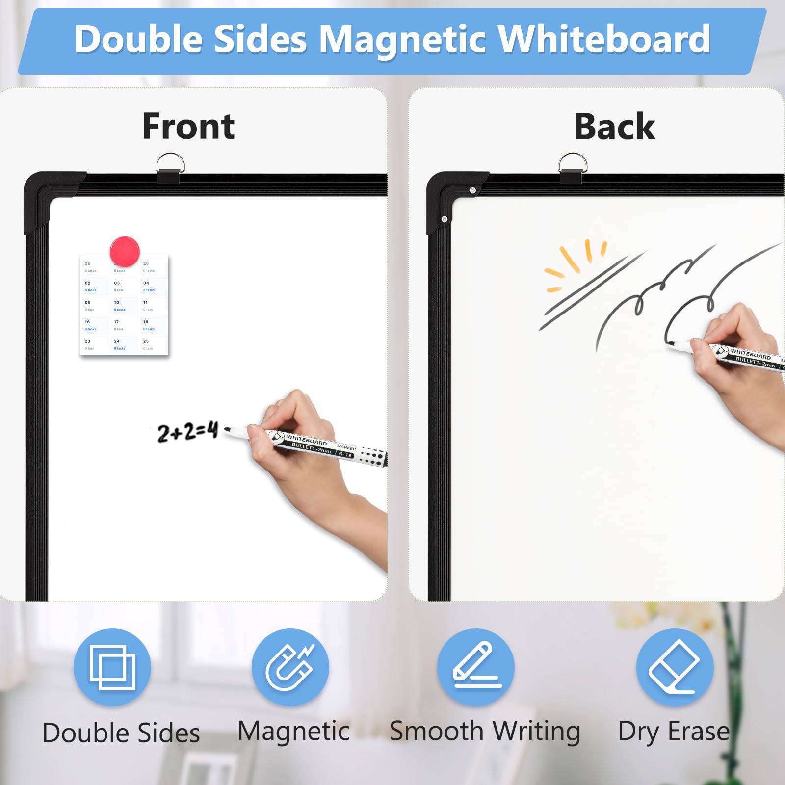 Double-faced Hanging Office Teaching Magnetic Whiteboard 2