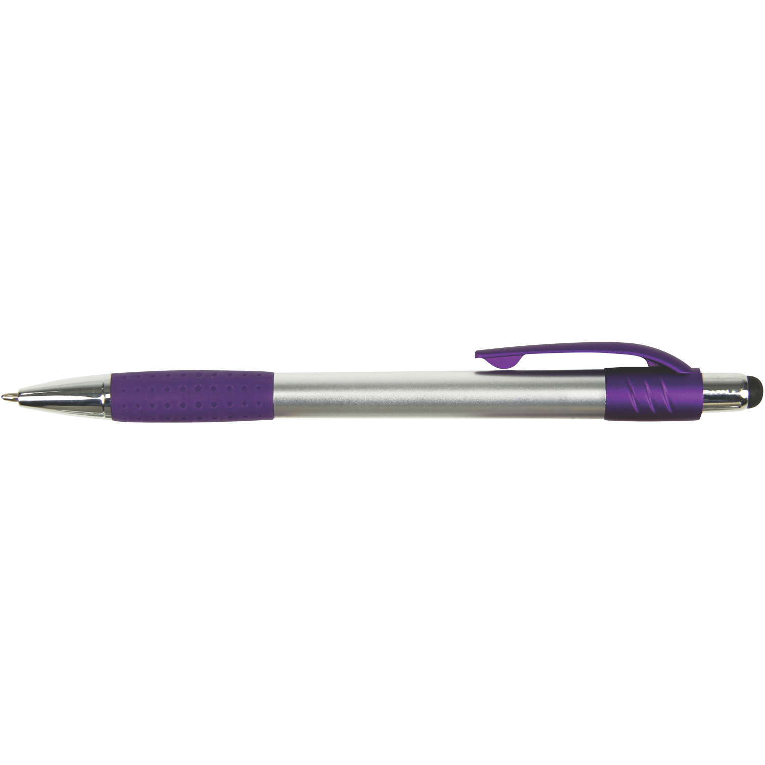 Premium Silver Stylus Pen with Metallic Accents 6
