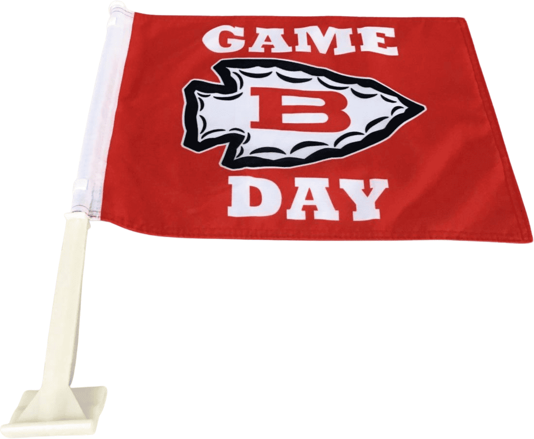 Car Flag DOUBLE SIDED Premium Polyester - Custom Printed 23