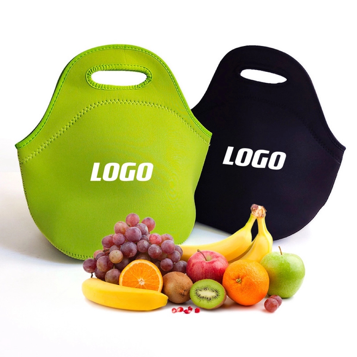 Zippered Neoprene Lunch Tote