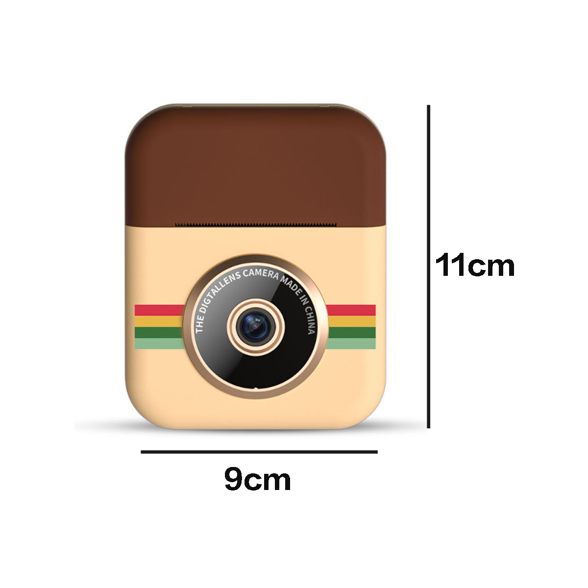 Mini Digital Camera W/ Retro Design and Custom Logo Print 3