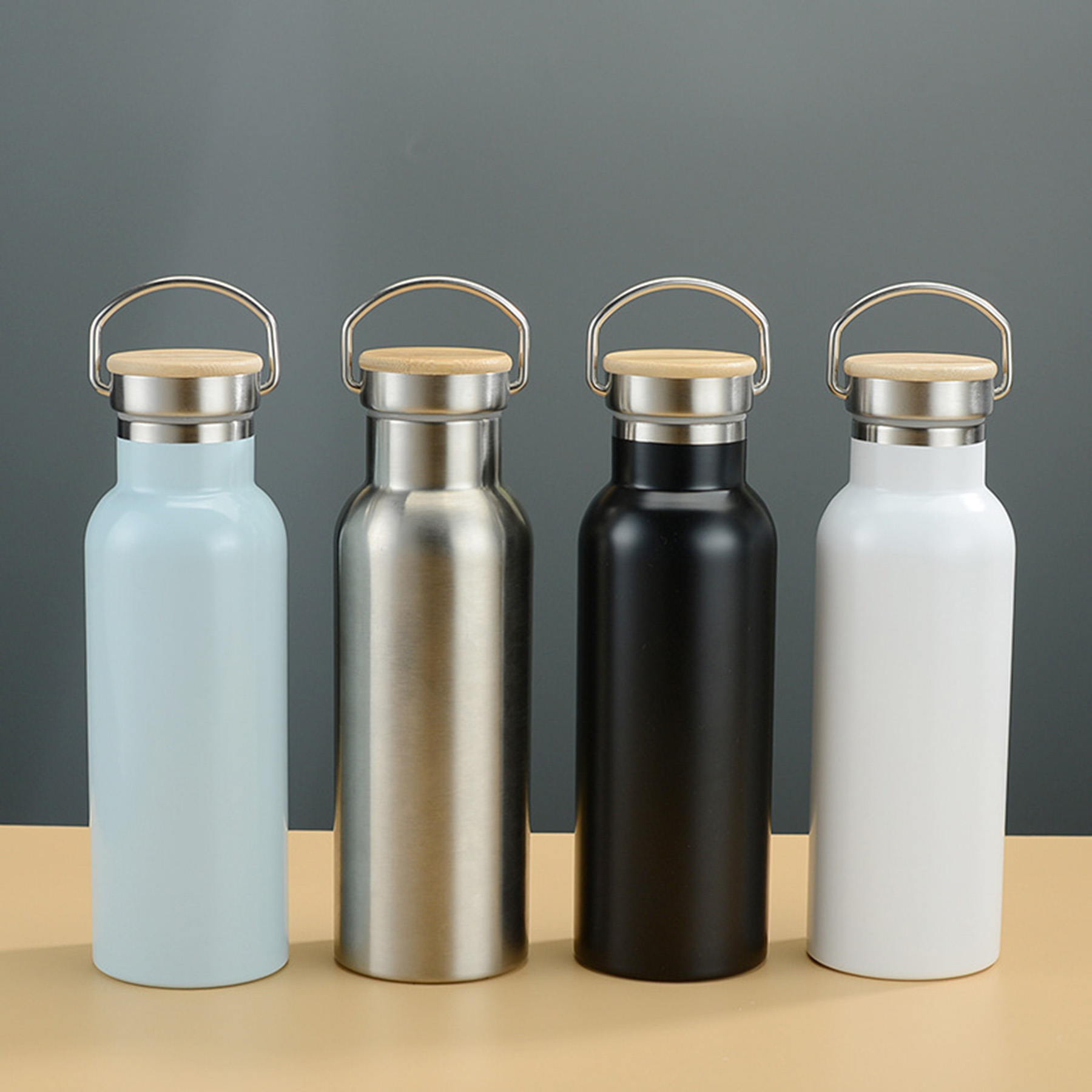 20 Oz. Insulated Stainless Steel Thermos, custom water bottle with logo imprint 2