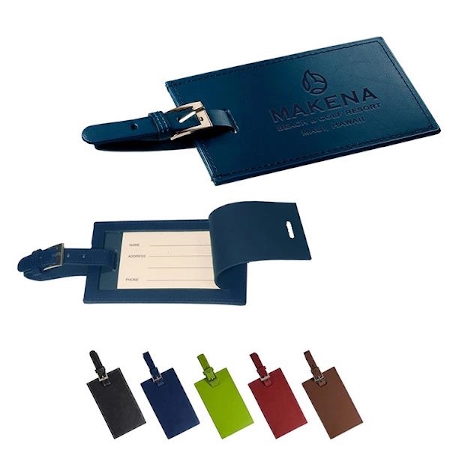 Leatherette Luggage Tag 10