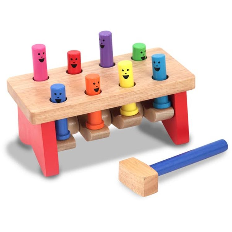 Melissa & Doug Deluxe Pounding Bench - 10.25" x 5.3" x 5.3"