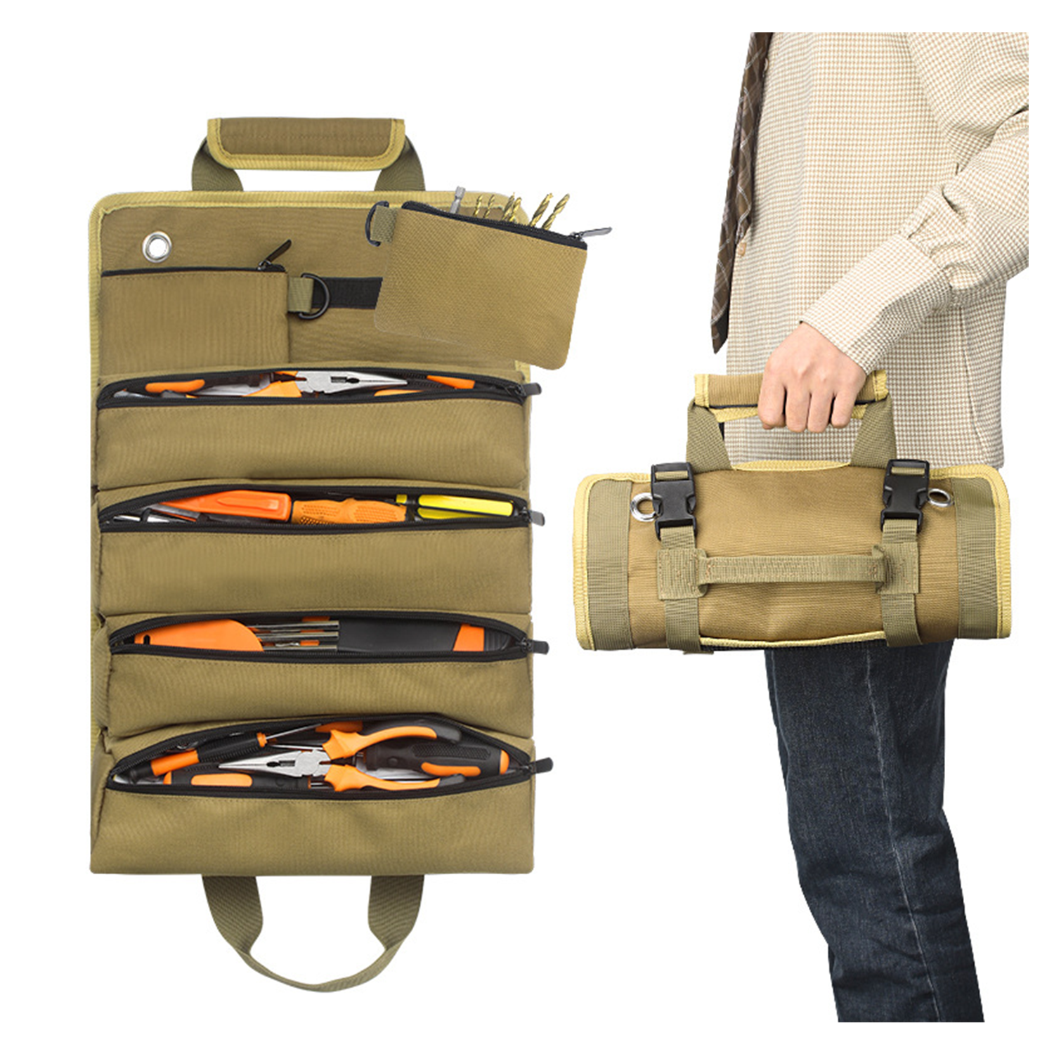 Duty Roll Up Tool Bag Organizer 5
