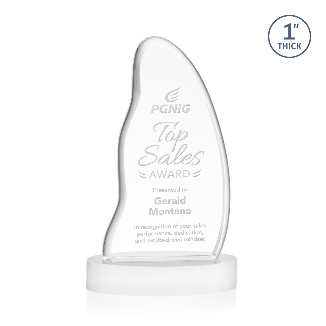 Beauford Award on Base - White 9