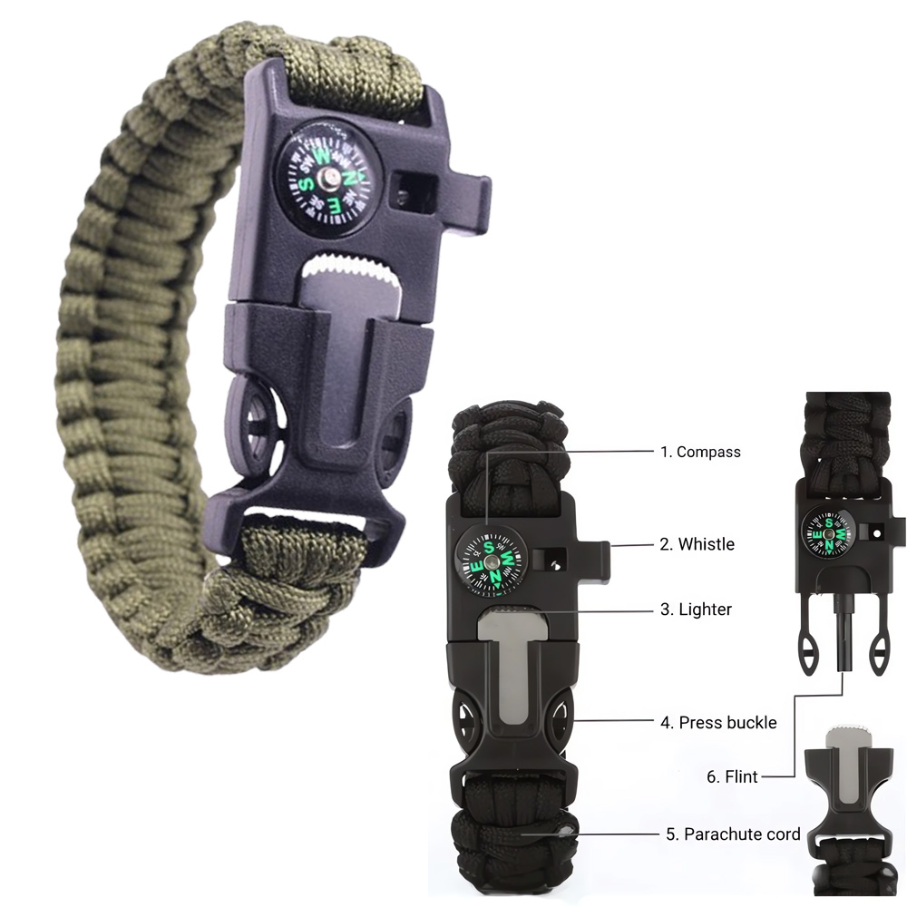 6-1 Multifunction Survival Bracelets 1