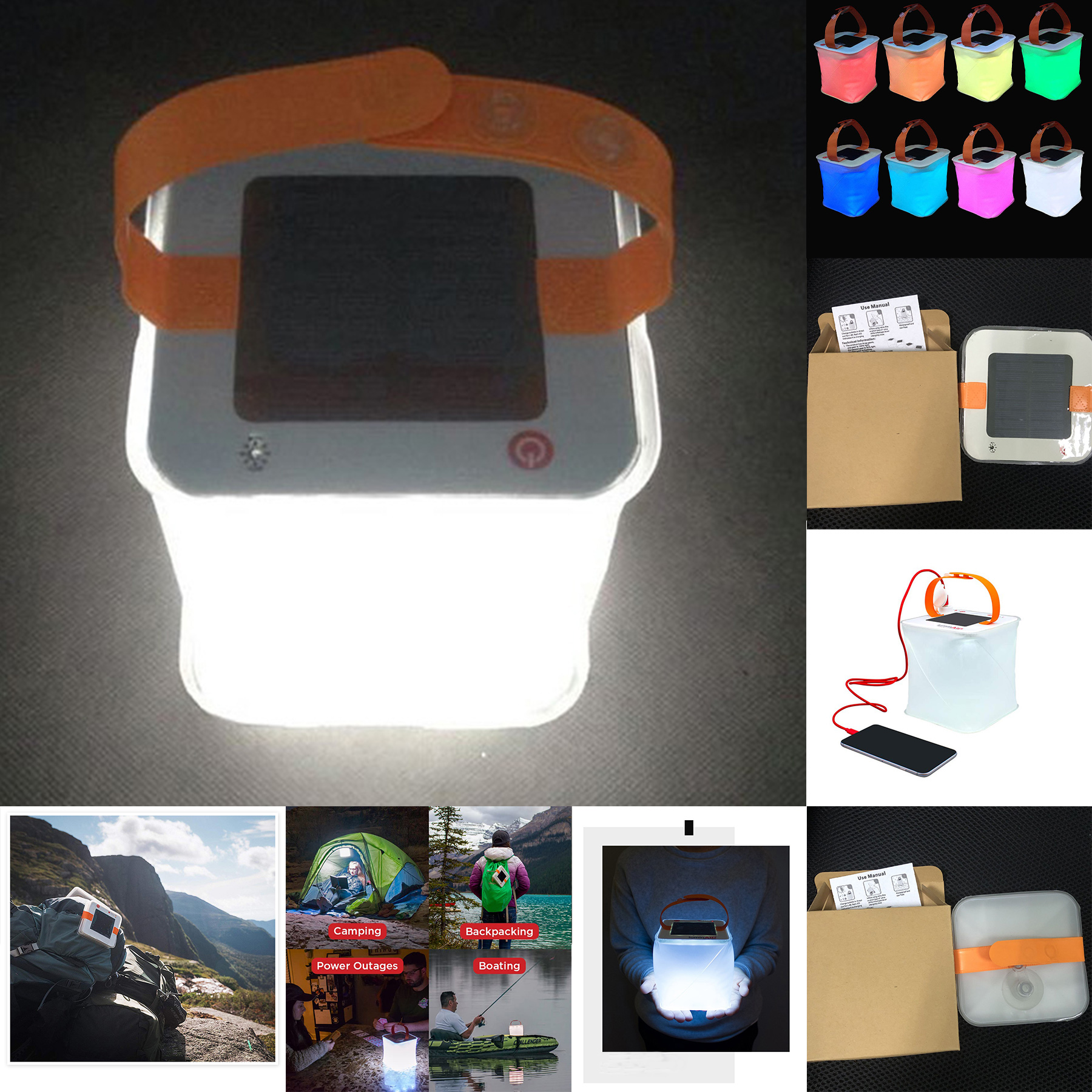 2-in-1 Camping Lantern and Phone Charger 2