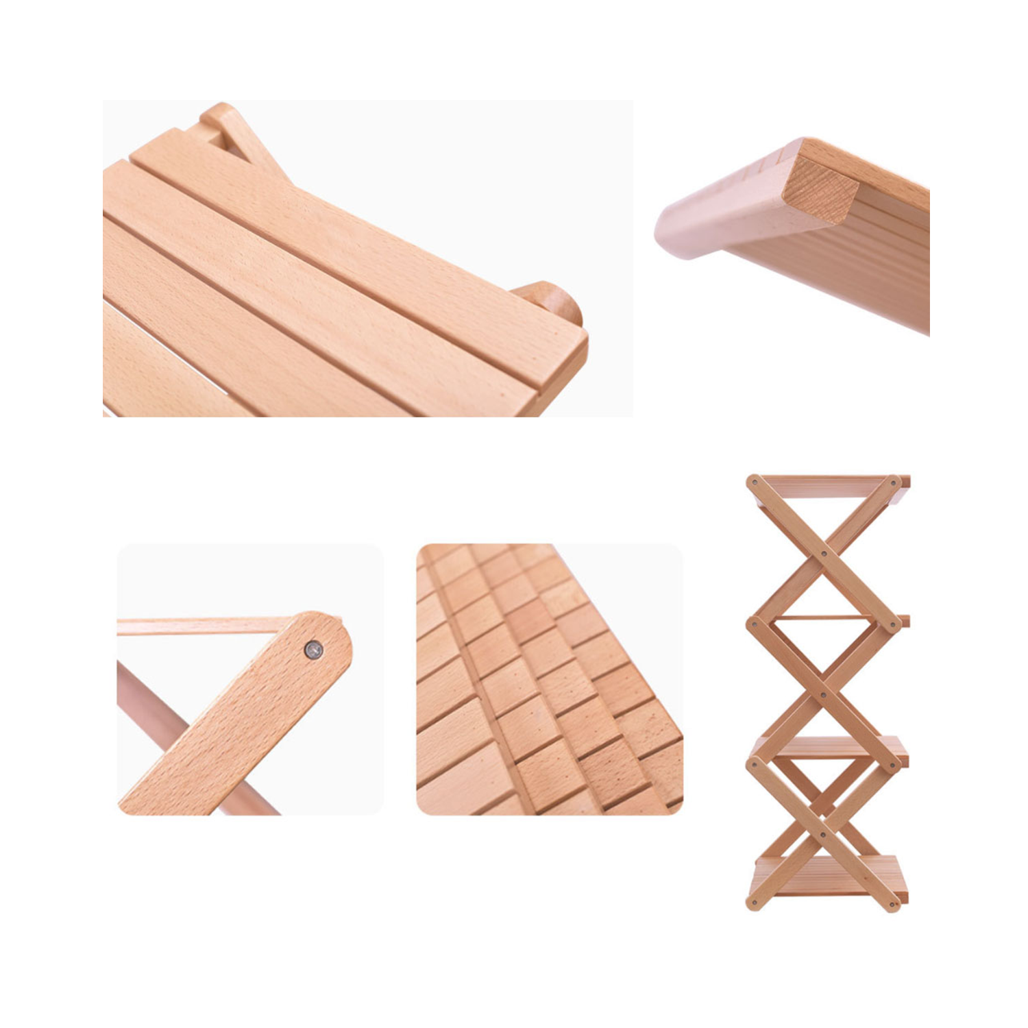 Outdoor Solid Wood Portable Folding Frame 3