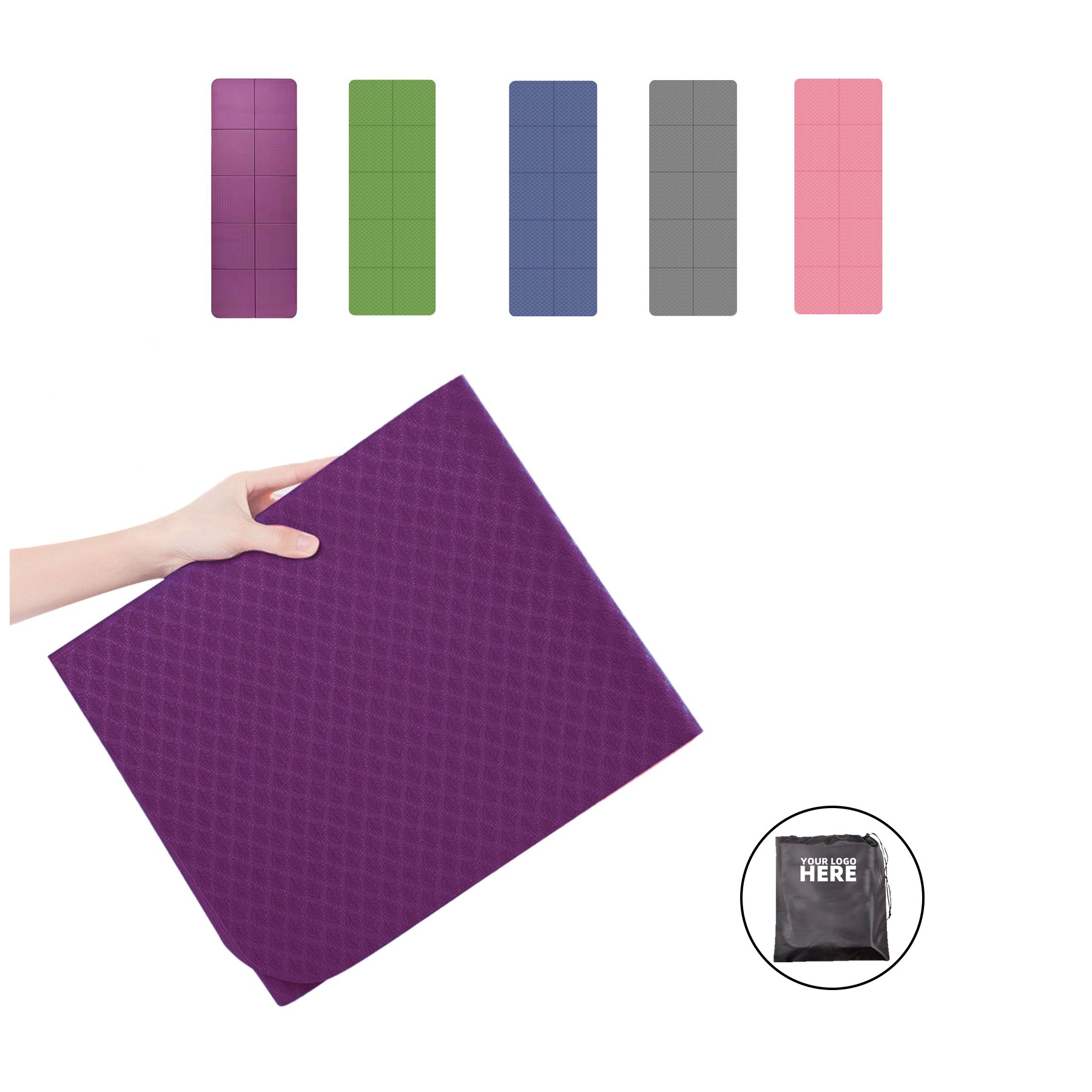 Folding TPE Yoga Pad
