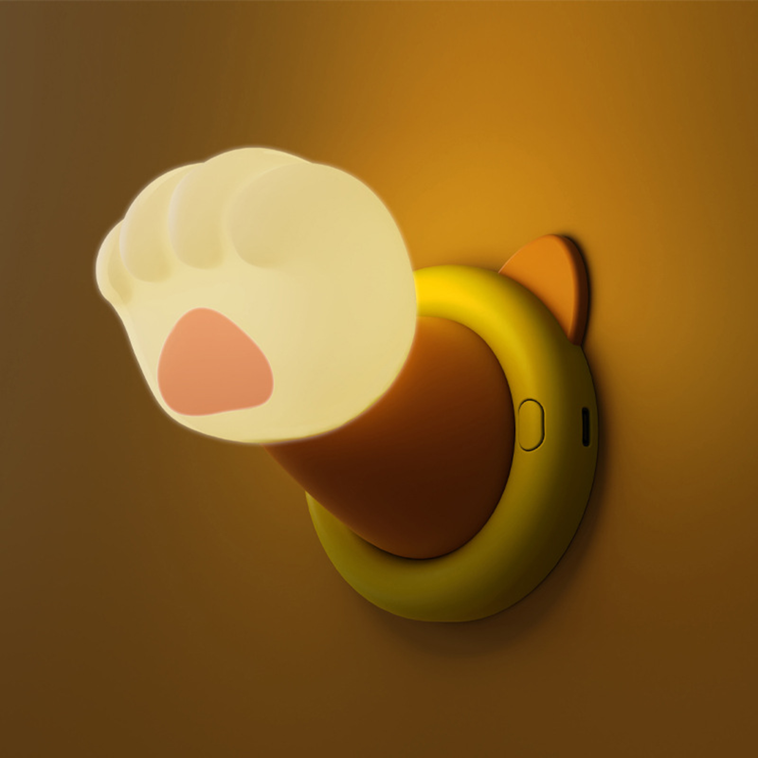 Cute Cat's paw Rechargeable LED Night Light 5