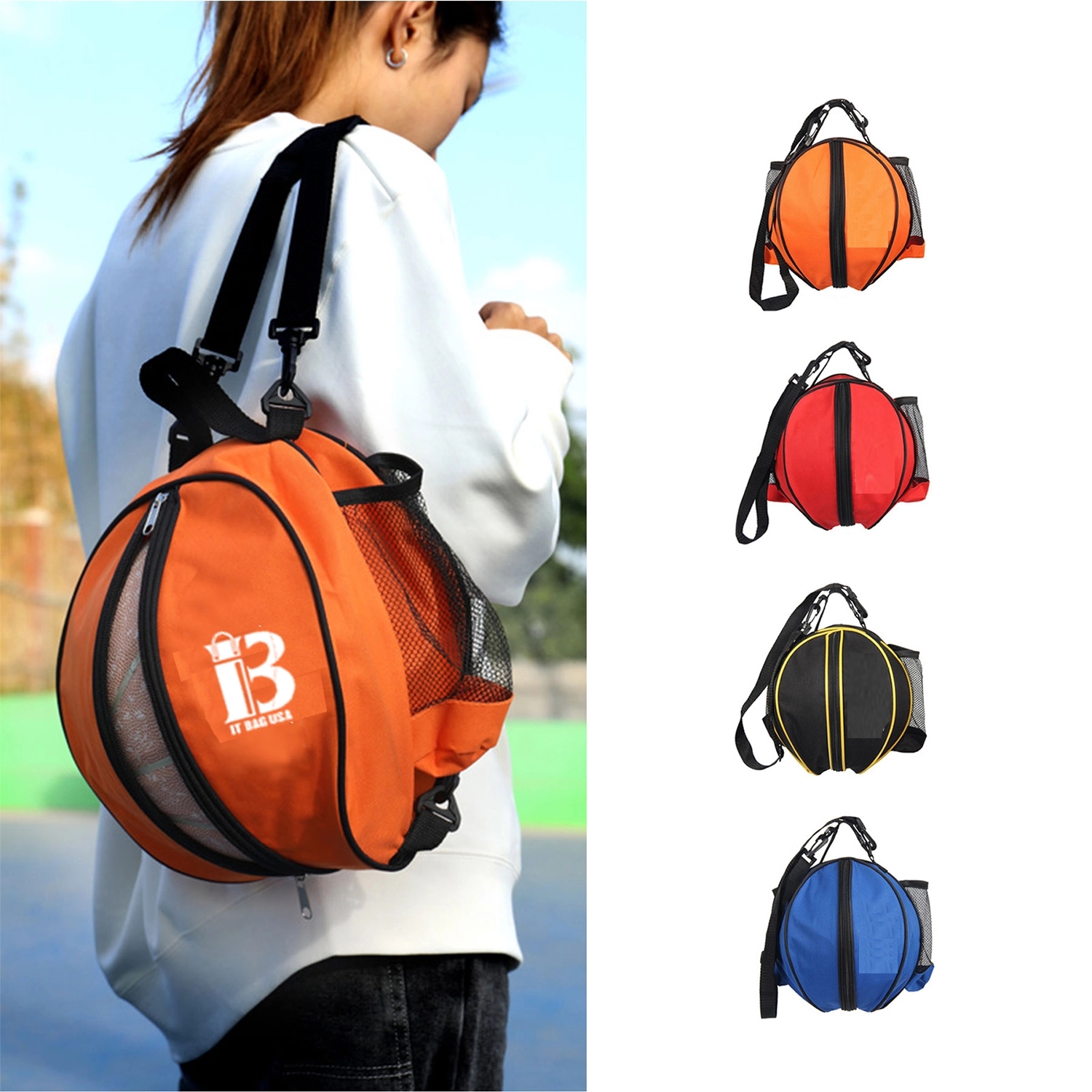 Basketball Football Volleyball Softball Sports  Bag Holder 2