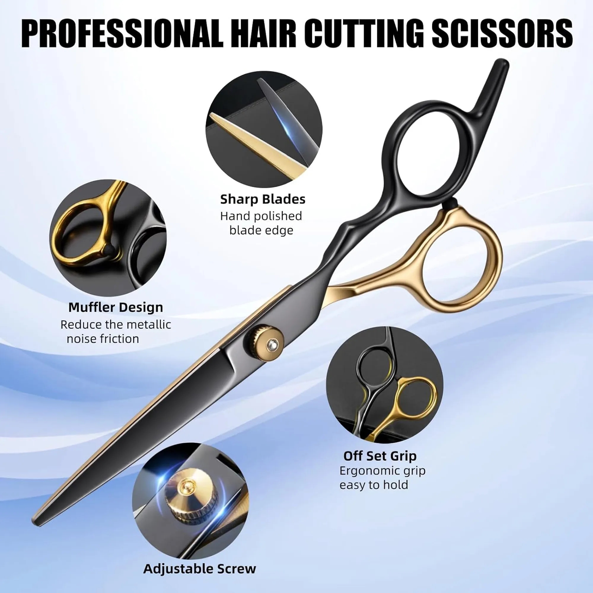 11 Pieces Barber Scissors Set 4