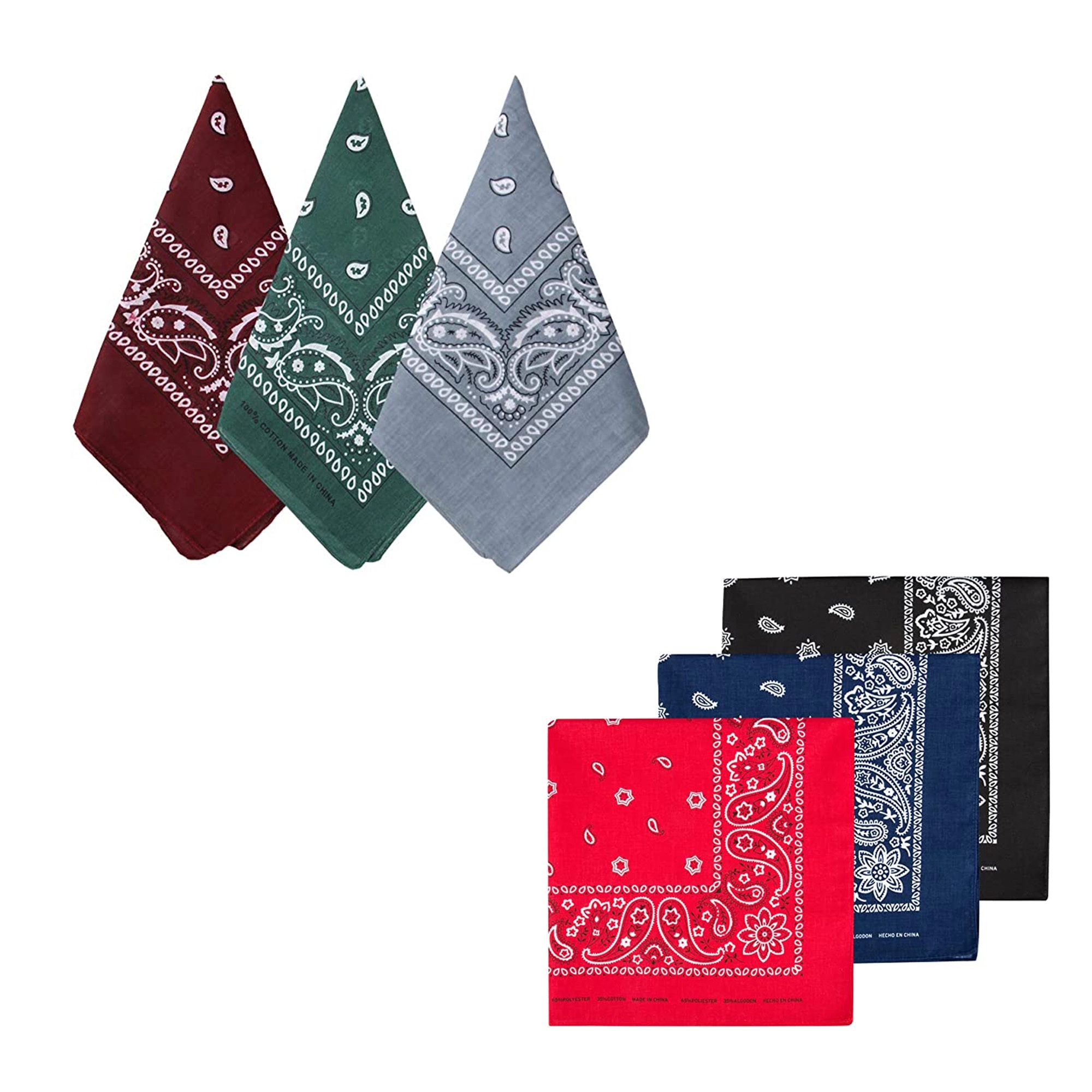 Custom Paisley Full Print Bandanna 3
