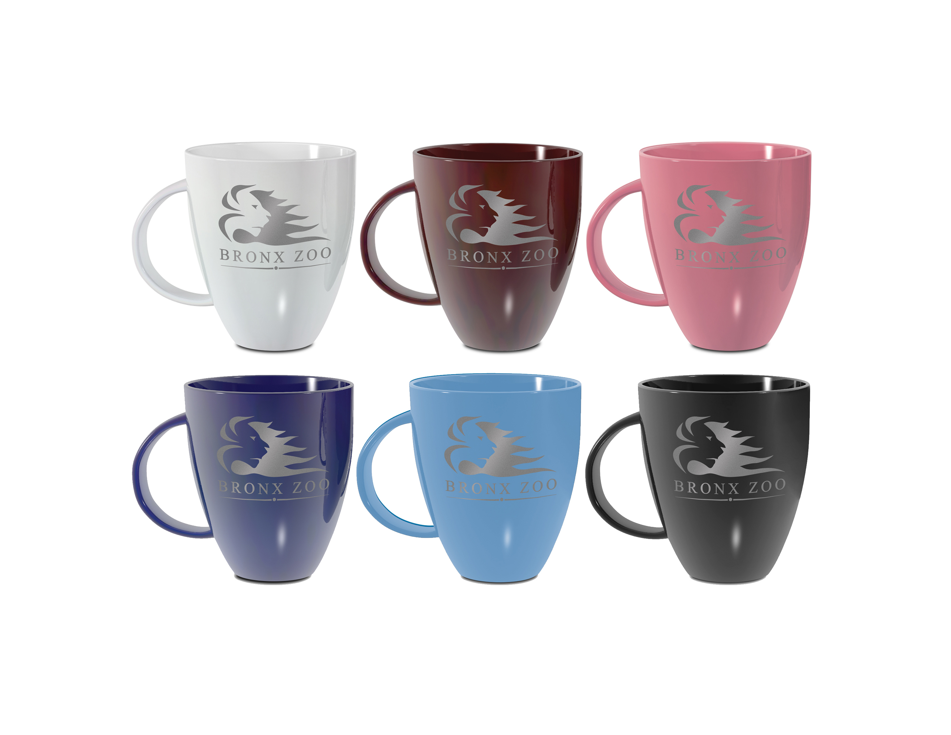 18 Oz. Lustre Bistro Ceramic Mug