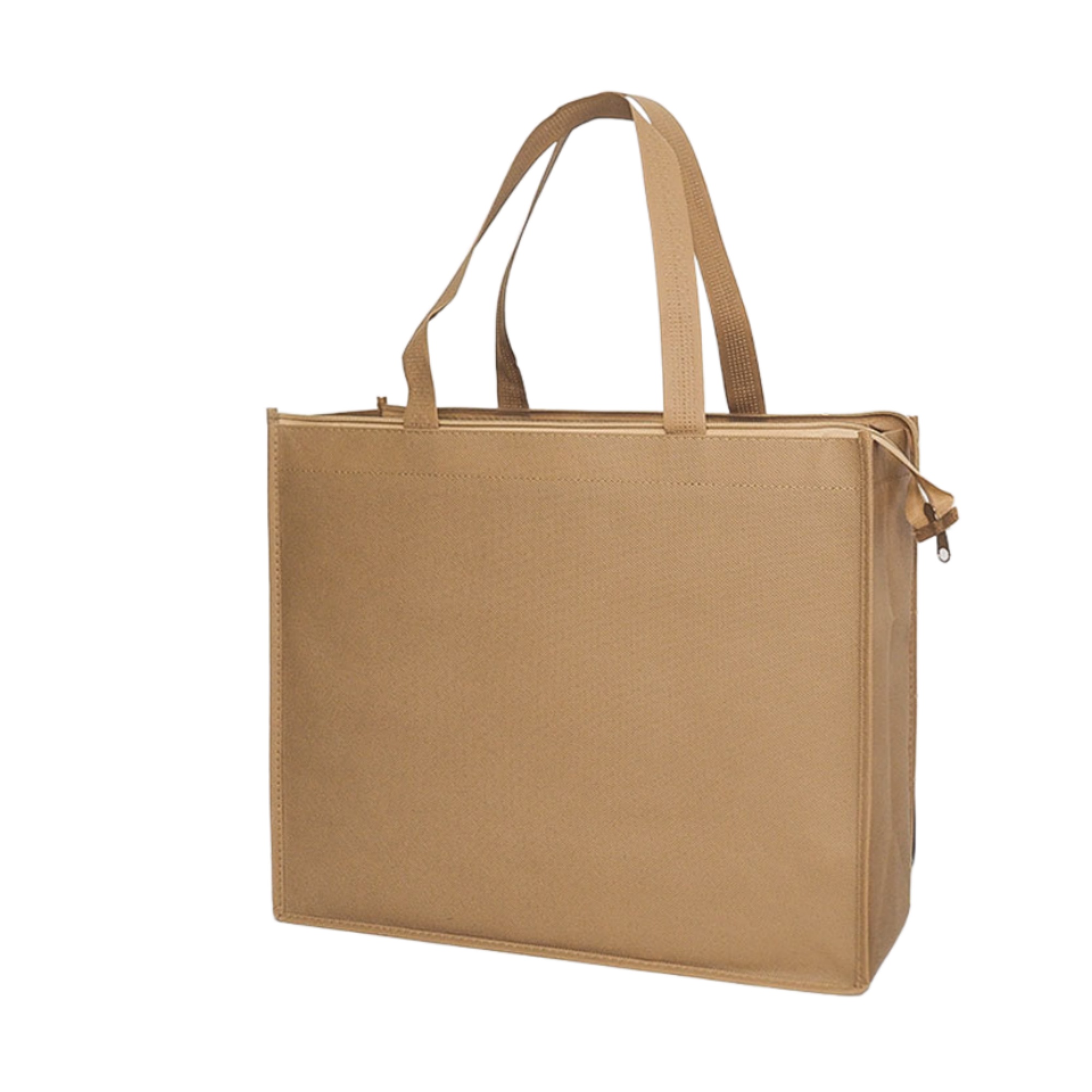 Non-Woven Reusable Grocery Zipper Tote Bags 5