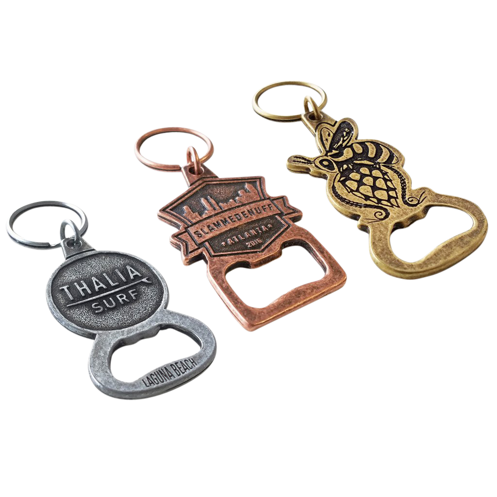 Die-Cast Custom Keychain Bottle Opener 4