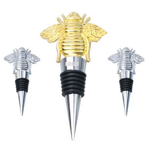 Delightful Bee Wine Cork Bottle Stopper 2