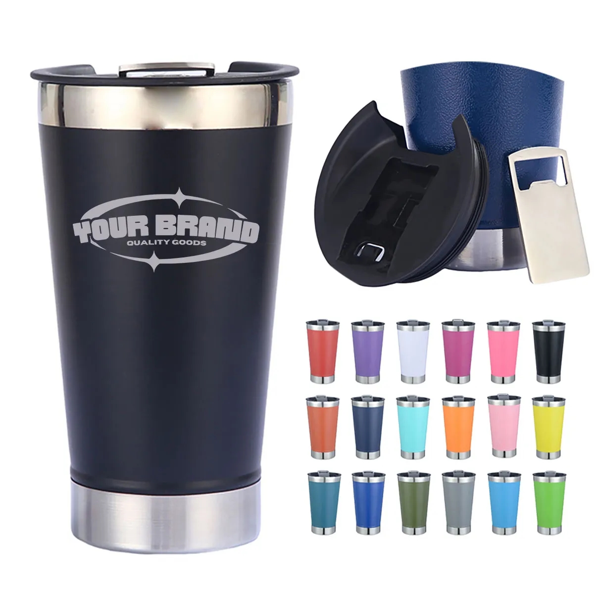 20Oz With Bottle Opener Beer Mug Simple Water Tumbler 2