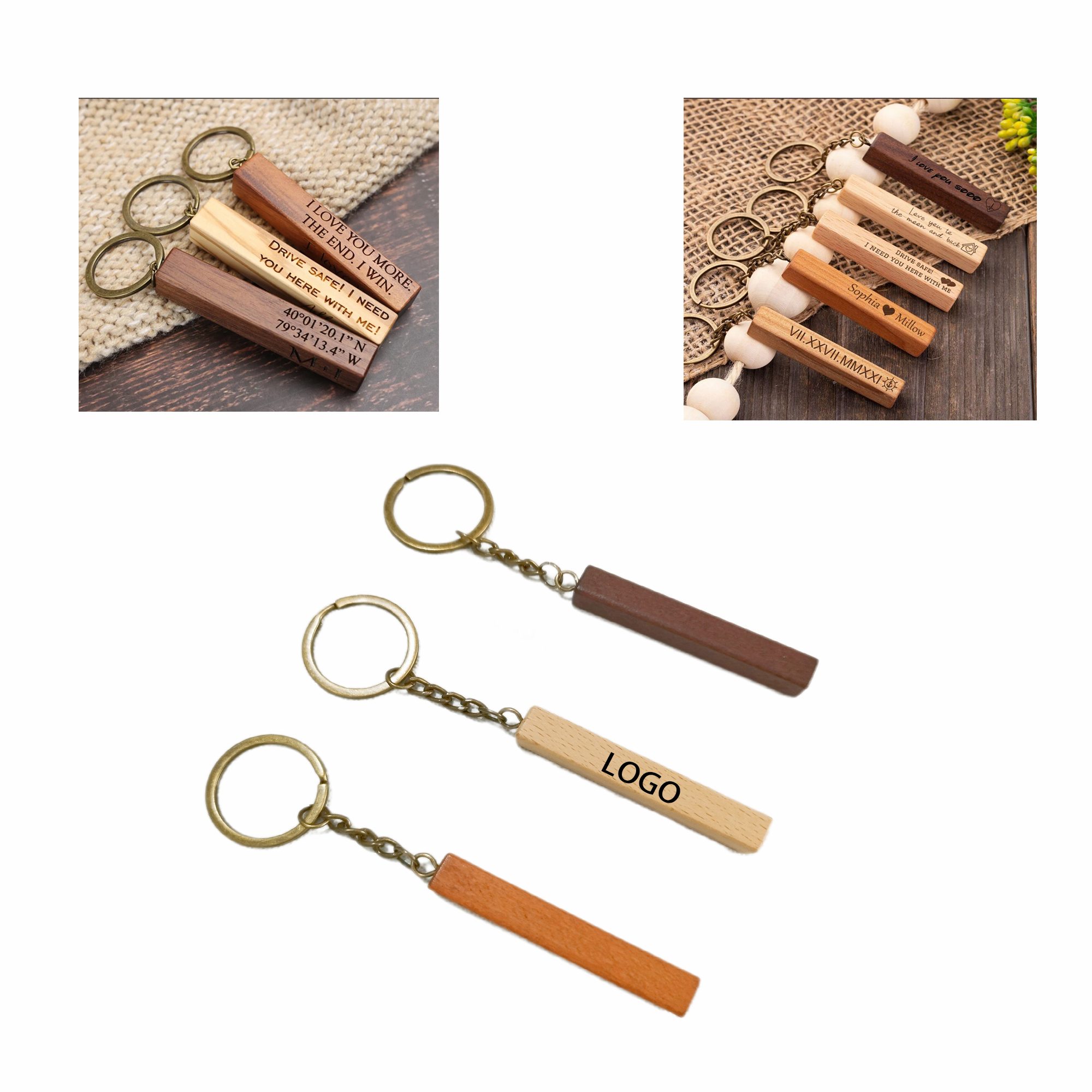 Wooden Key Holder MOQ 10pcs 1