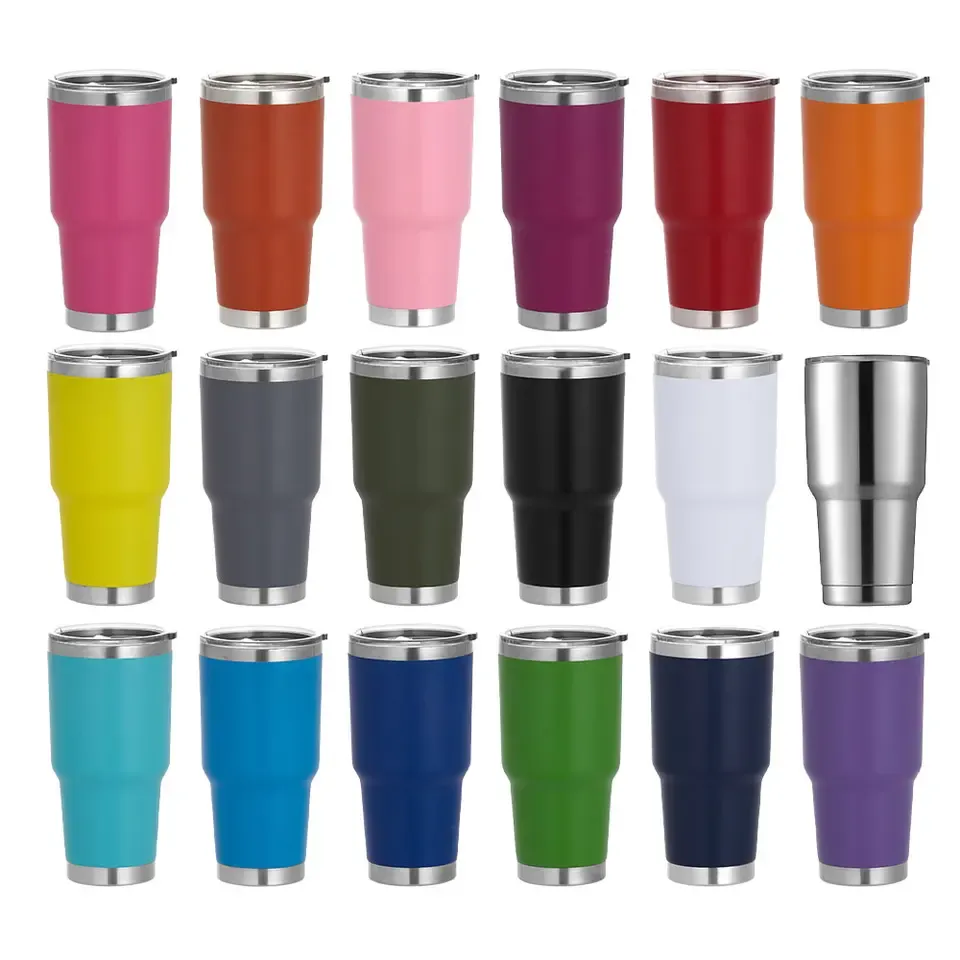 Eco-friendly Double Walled Stainless Steel Travel Coffee Mug 4