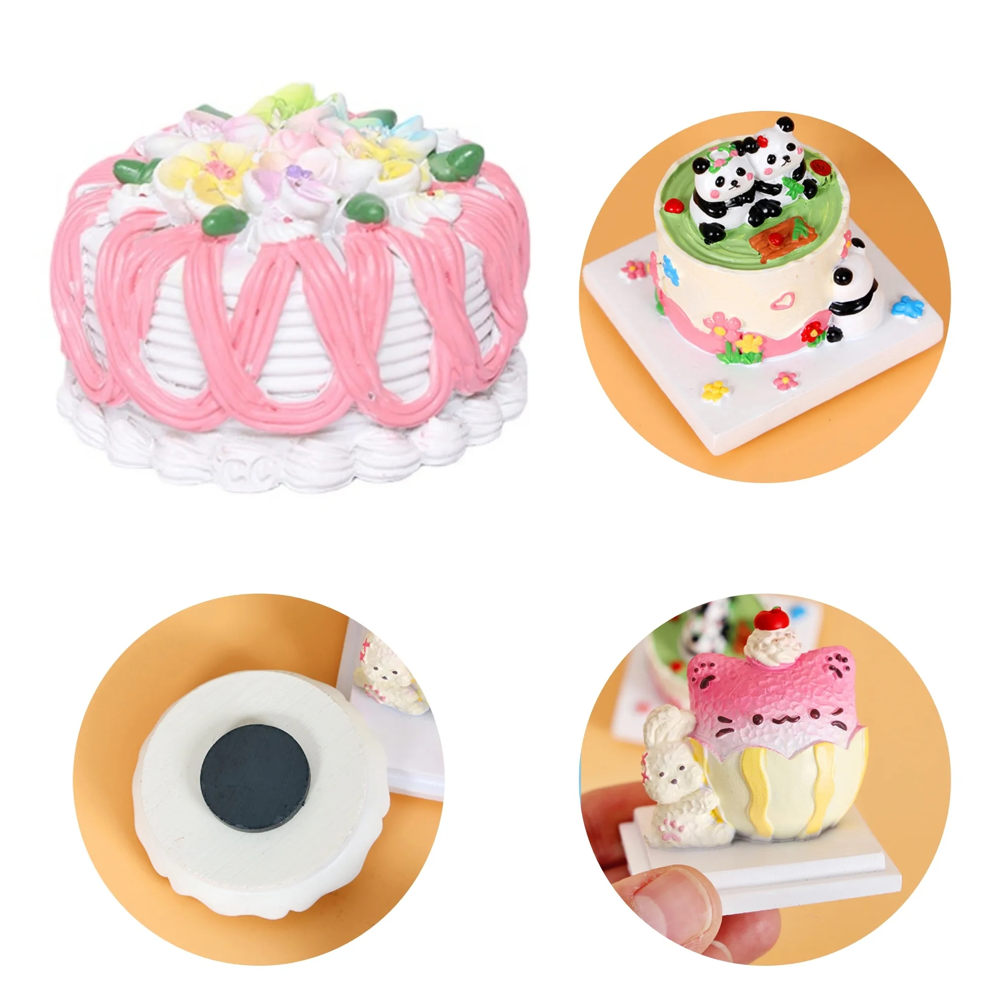 3D Cake Fridge Magnet Decorative 4