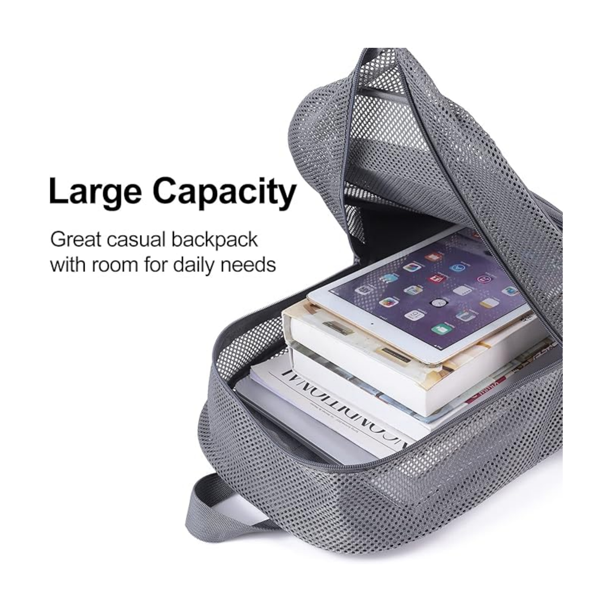 See Through Mesh Backpack 6