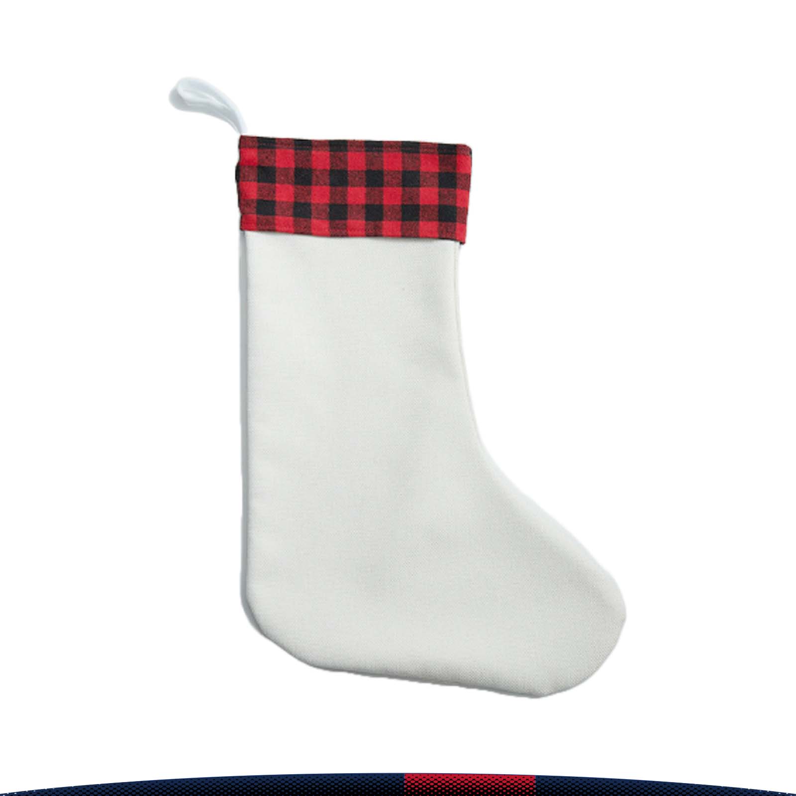 Checked Christmas Socks 3