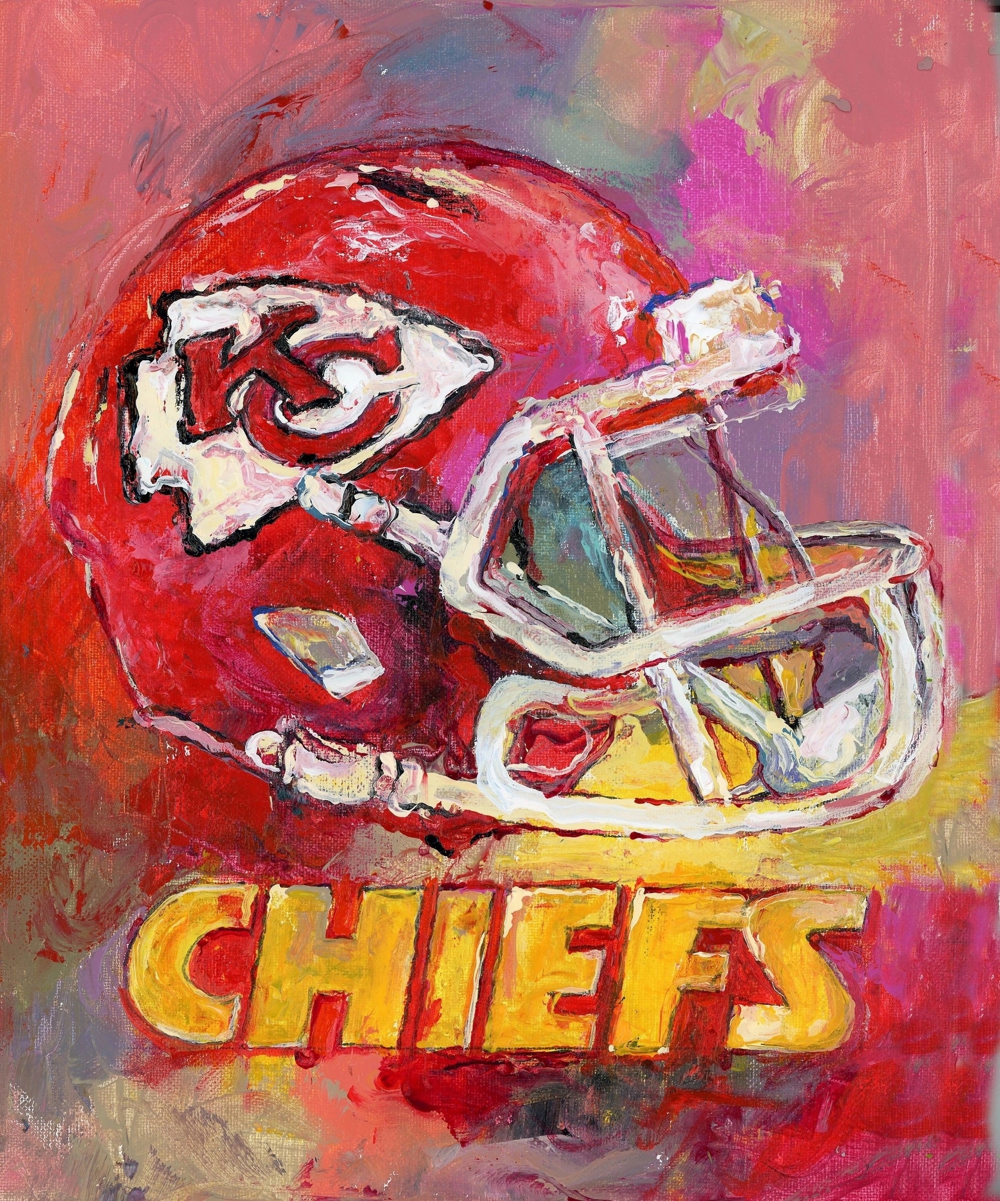 NFL Wooden Wall Art - 16"x20" 5