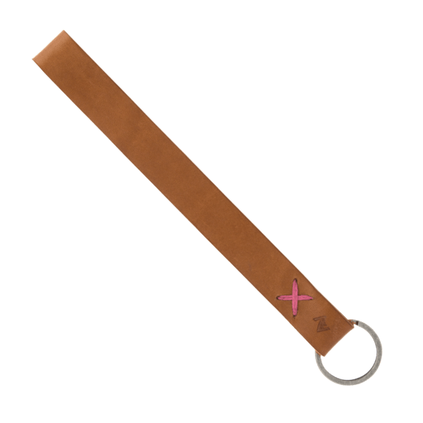 Hayward Leather Wrist Keychain with Metal Split-Ring 105