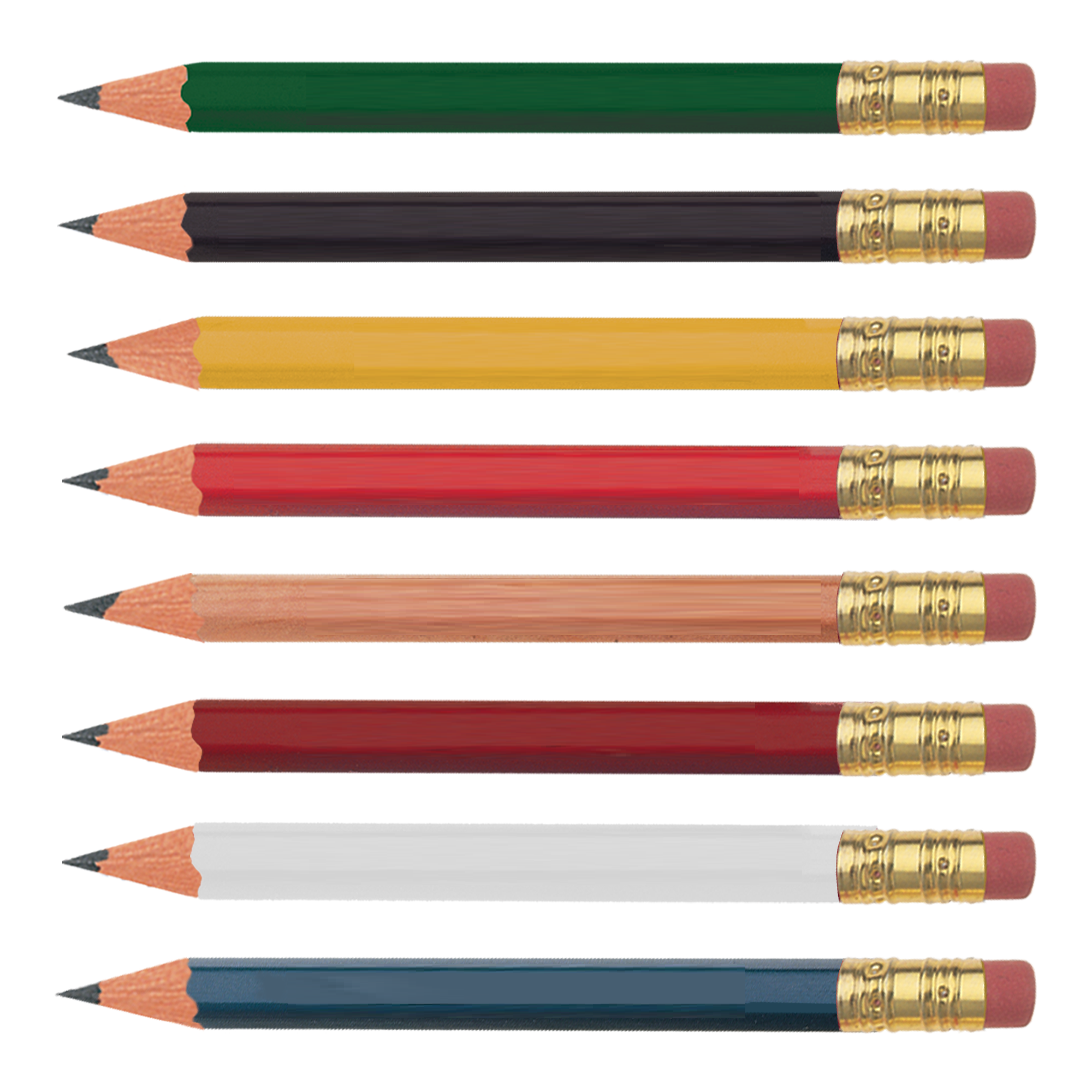Golf Pencil (Hex with eraser) 6