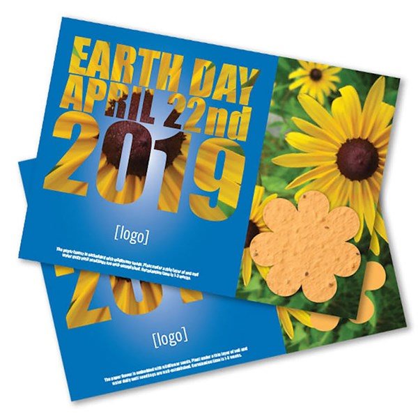Seed Paper Shape Postcard - Large 5