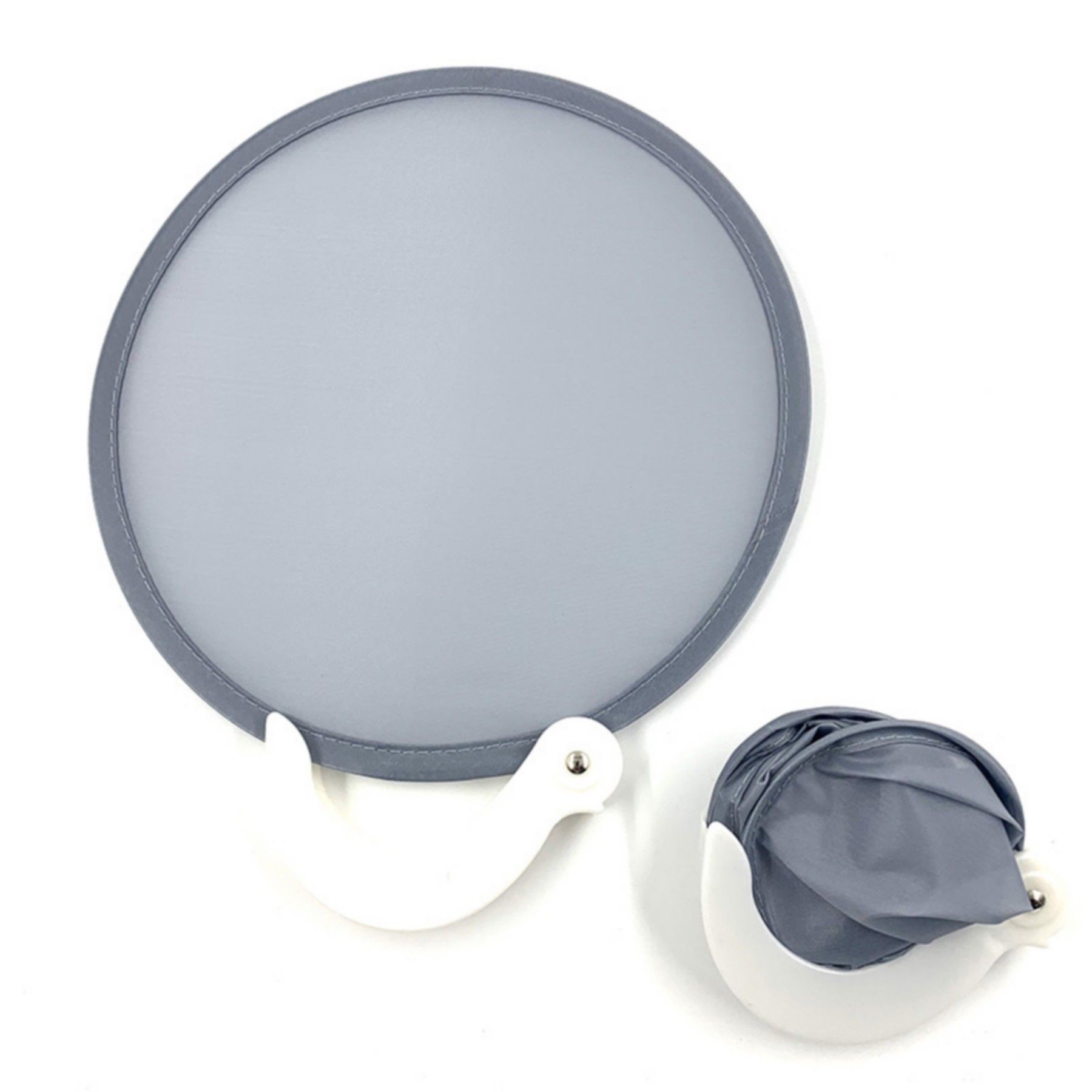 Foldable Flying Disc Handheld Fans With Storage Pouch 8