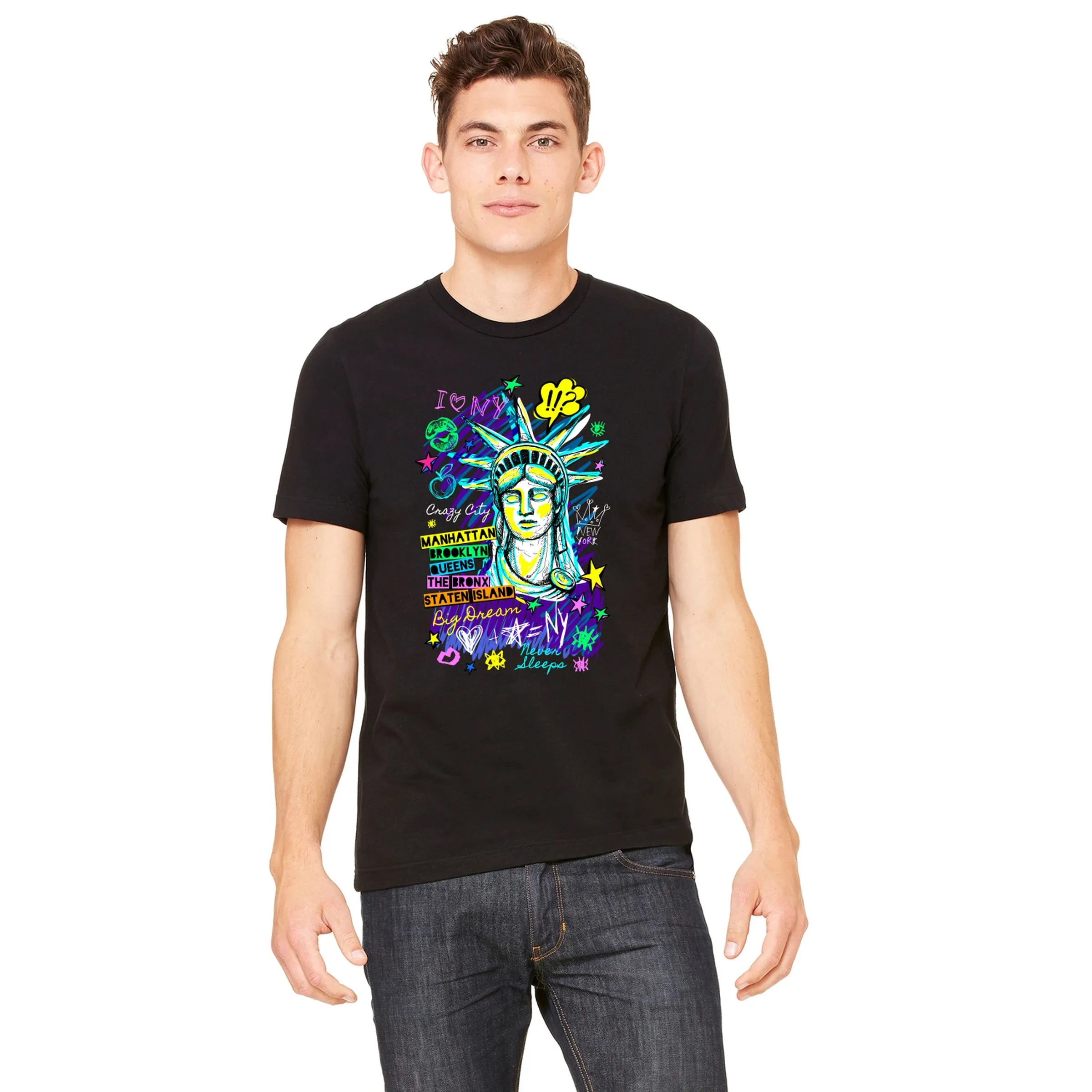 Bella + Canvas Unisex Jersey Short-Sleeve T-Shirt 5