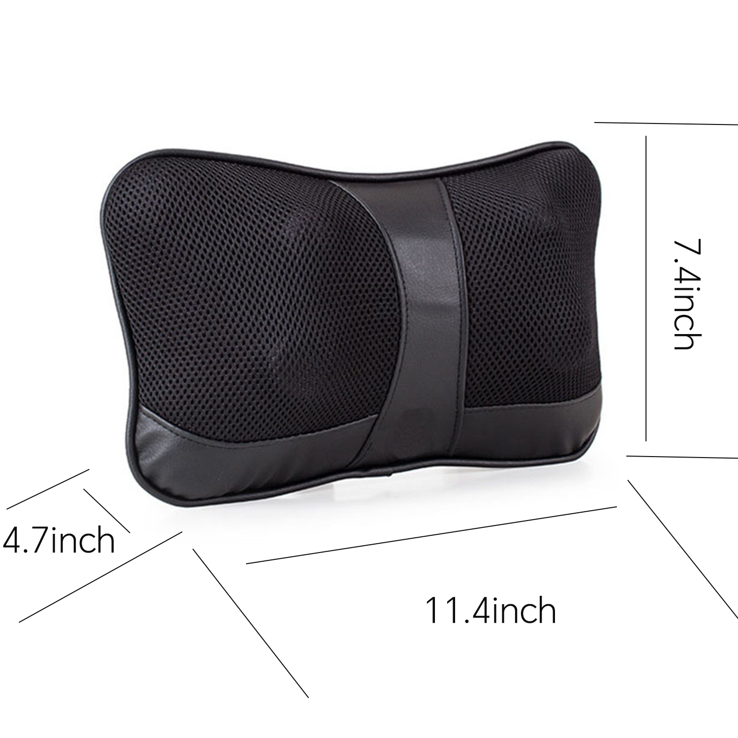 Electric Heated Back Neck Shoulder Kneading Massager 4