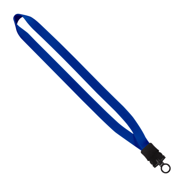 3/4" Smooth Nylon Lanyard with Snap-Buckle Release & O-Ring 8