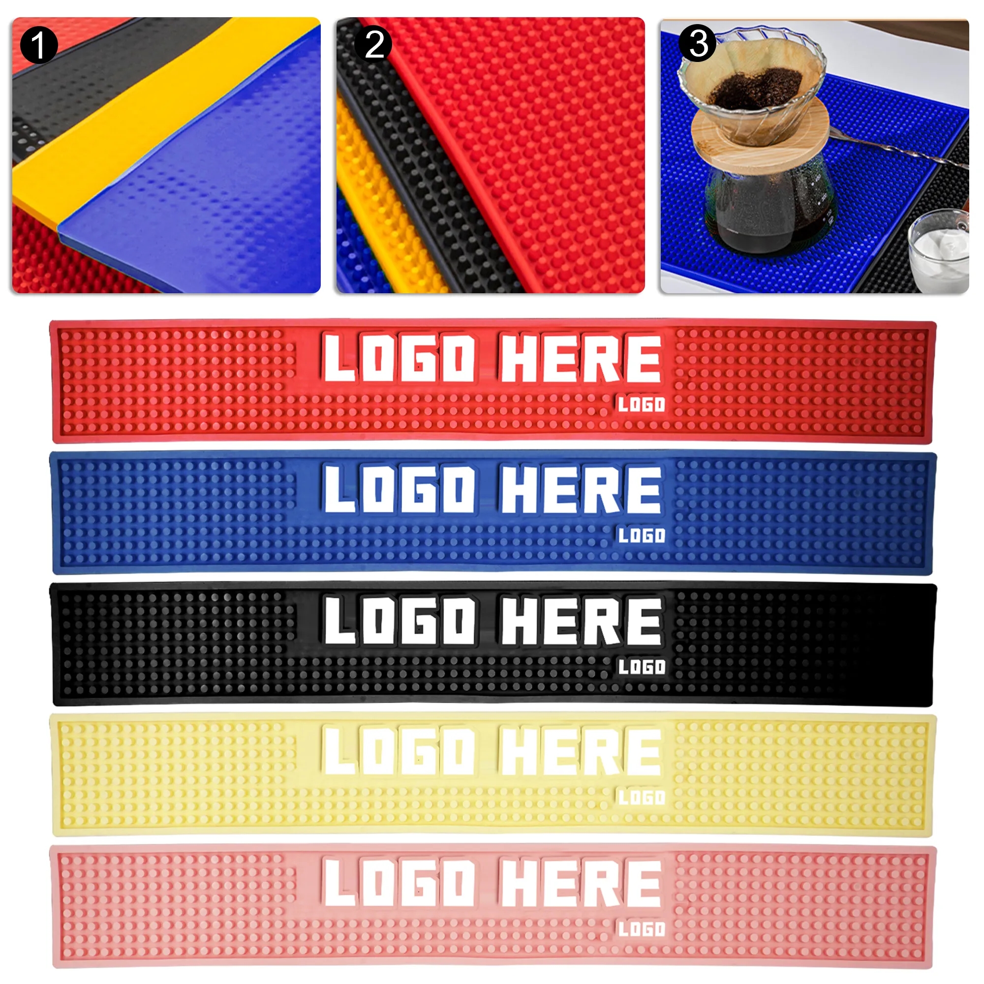 23.7 inch PVC Bar Mat 1