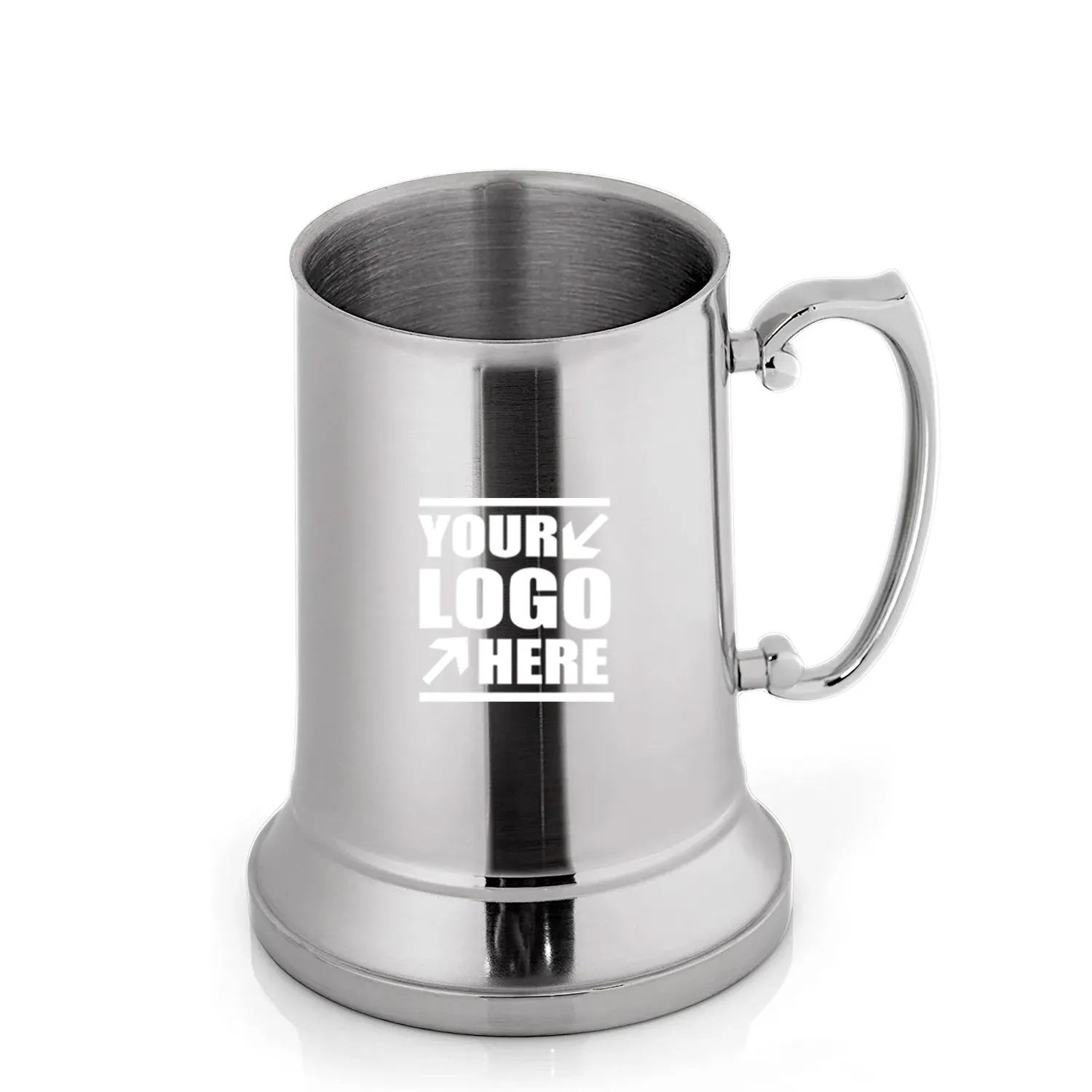 15Oz Stainless Steel Beer Mug 1