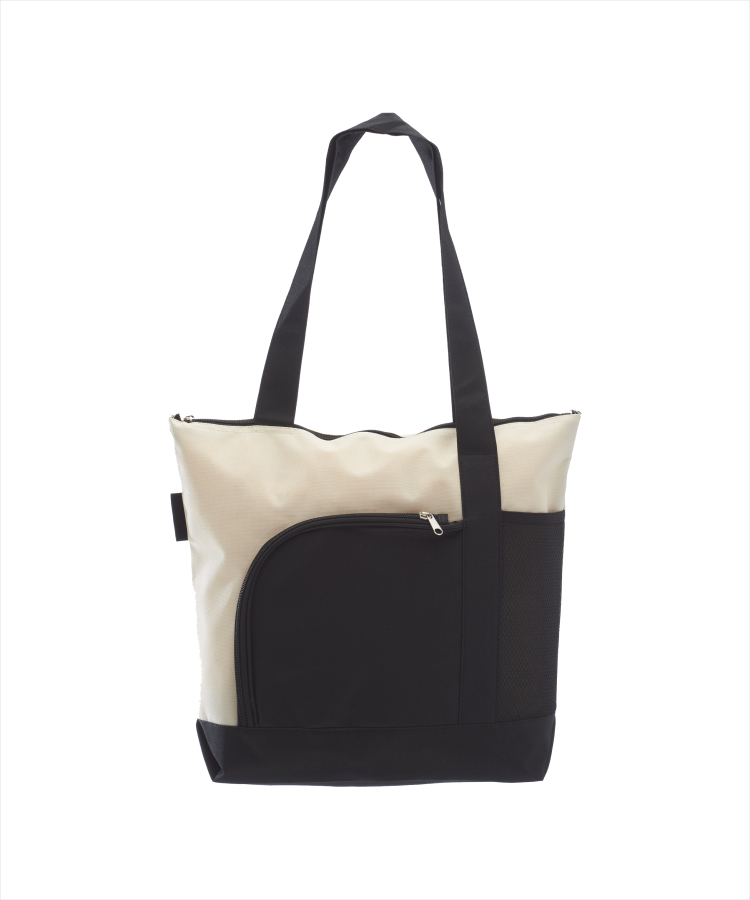 Union Printed - Zipper Polyester Tote Bags, custom tote bag with logo imprint 7