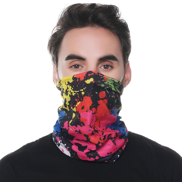 Adult Sublimation Semi-Double Layer Gaiter - 9.8" x 19" 3