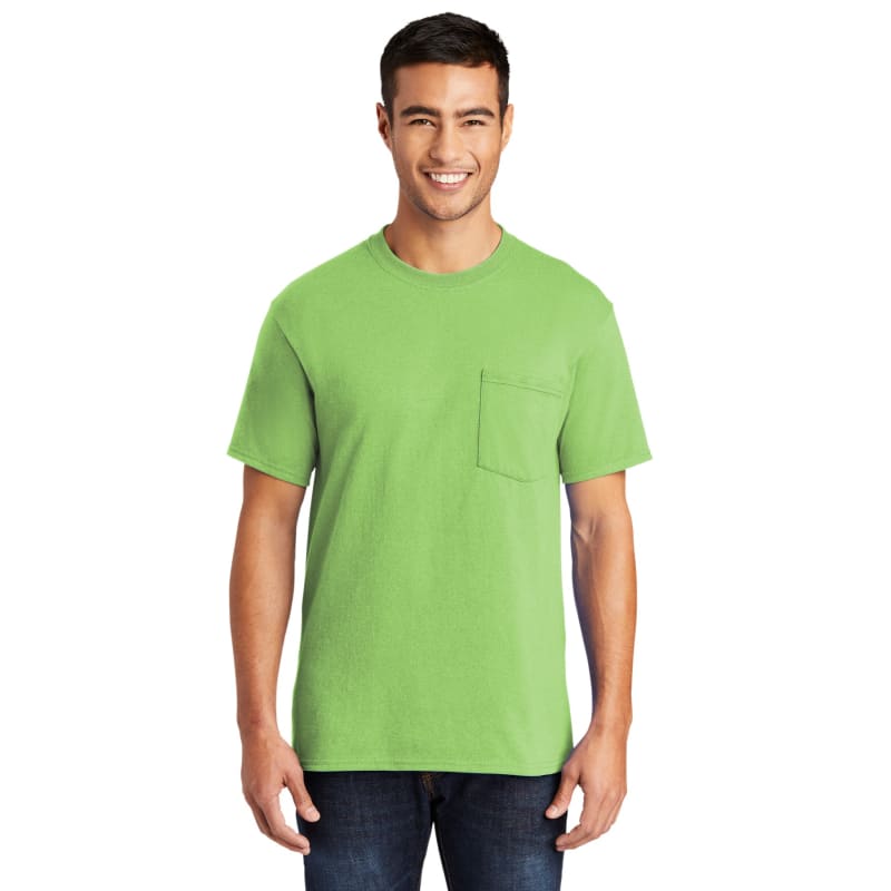 Port & Company Tall Core Blend Pocket Tee. 8