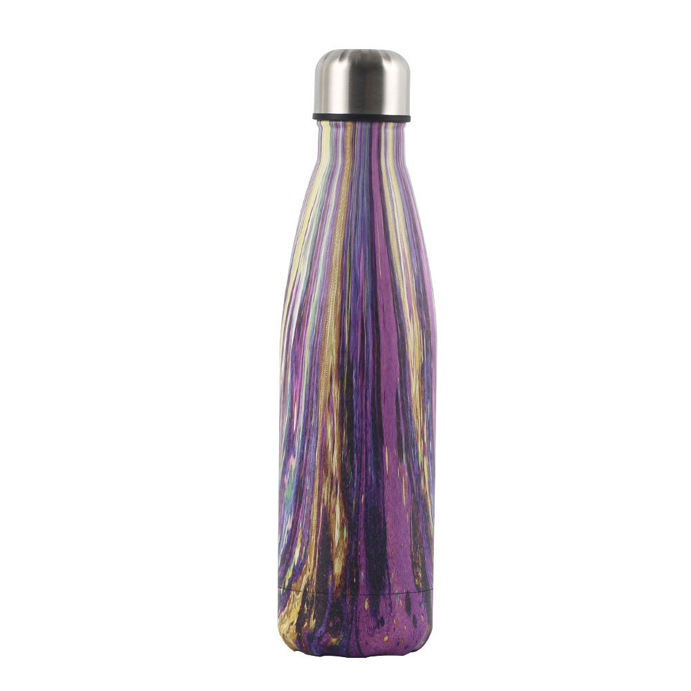 17Ounce Wood Grain Sleek Insulated Water Bottles 11