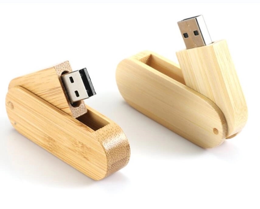 2GB Wooden Swivel USB Stick 5