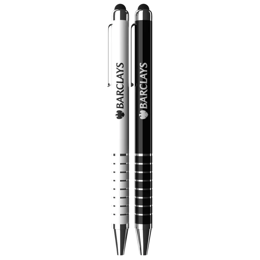 Stripe Grip Stylus Ball Pen 2