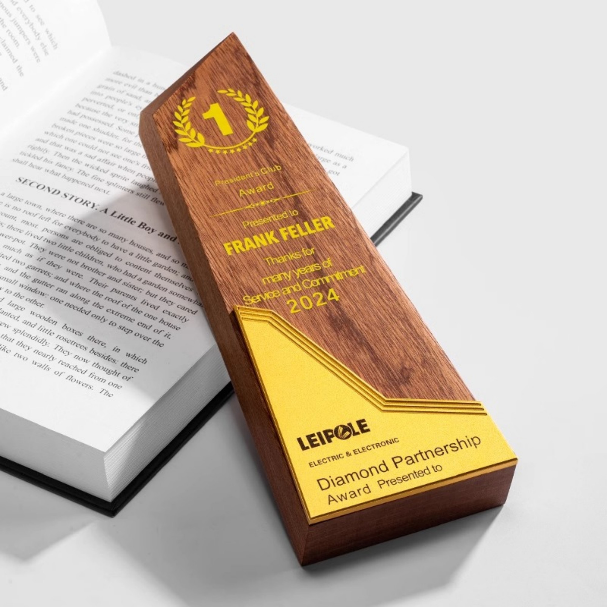 Staircase Wooden Award Trophy 3